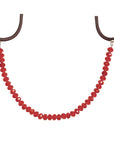 12" RED CRYSTAL BEAD MAGNETIC CHANDELIER GARLAND (Set/3) - MagTrim Designs LLC