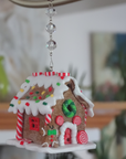 LIGHT UP GINGERBREAD HOUSE (Set/3) or (Set 1) MAGNETIC CHANDELIER ORNAMENT