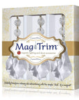 3.5" VIOLIN PENDALOGUE Magnetic Chandelier Crystal TrimKit® (Box of 3) Chandelier Crystals | Magnetic Crystals | Lamp Crystals MagTrim 