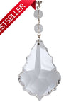 4" CLEAR TRADITIONAL PENDALOGUE Magnetic Chandelier Crystal (Box of 3) - MagTrim Designs LLC