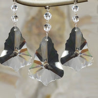 5" CLEAR "BUTTERFLY" PENDALOGUE Magnetic Chandelier Crystal (Box of 3) - MagTrim Designs LLC