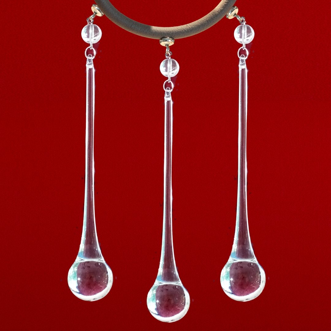 COMPLETE CHANDELIER MAKEOVER KIT - 6&quot; Tear Drop - Magnetic Chandelier Crystals (6 Piece Kit)