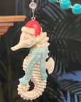 HOLIDAY SEAHORSE (Set/3) MAGNETIC CHANDELIER ORNAMENT