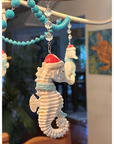 HOLIDAY SEAHORSE (Set/3) MAGNETIC CHANDELIER ORNAMENT