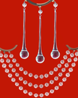 COMPLETE CHANDELIER MAKEOVER KIT - 6" Tear Drop - Magnetic Chandelier Crystals (6 Piece Kit)