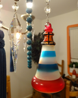 LIGHT HOUSE (Set/3) MAGNETIC COASTAL ORNAMENT -  Magnetic Chandelier Ornament