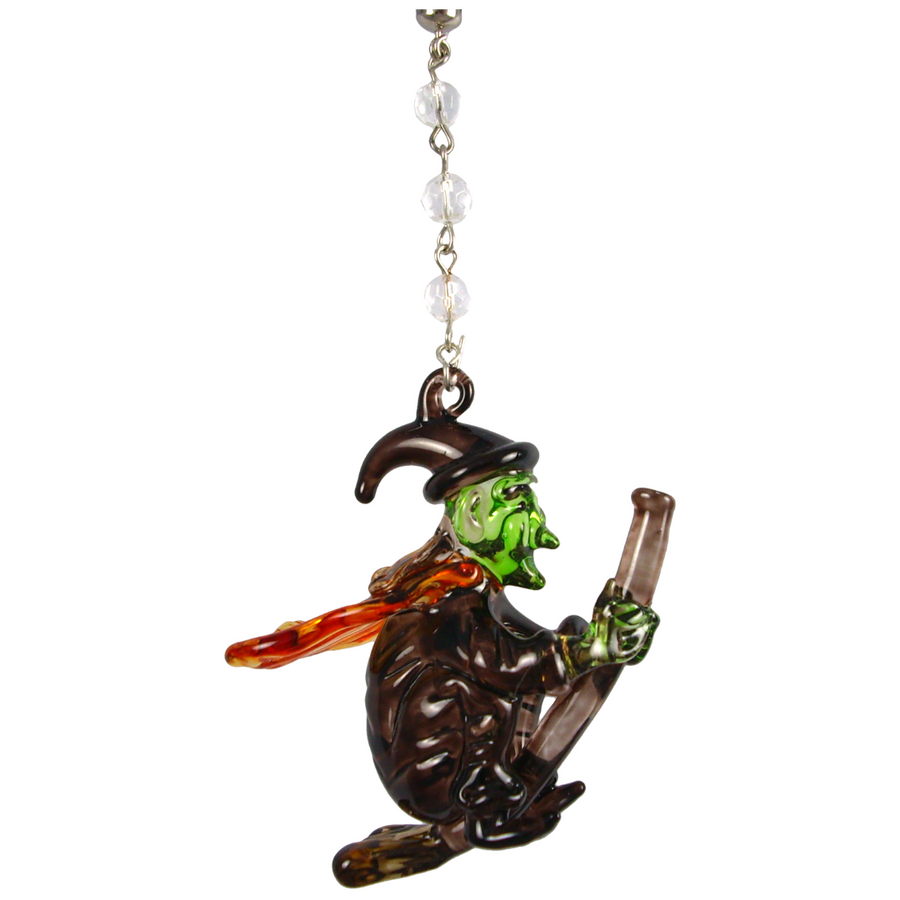 WITCH (Set/1) MAGNETIC HALLOWEEN CHANDELIER ORNAMENT