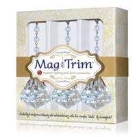 ACRYLIC DIAMOND Magnetic Chandelier Crystal TrimKit® (Box of 3) Chandelier Crystals | Magnetic Crystals | Lamp Crystals MagTrim  (7769780176)