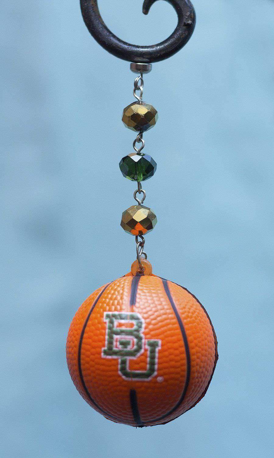 Baylor University - BASKETBALL (Set of 3) MAGNETIC ORNAMENT - MagTrim Magnetic Ornaments LLC