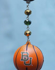 Baylor University - BASKETBALL (Set of 3) MAGNETIC ORNAMENT - MagTrim Magnetic Ornaments LLC