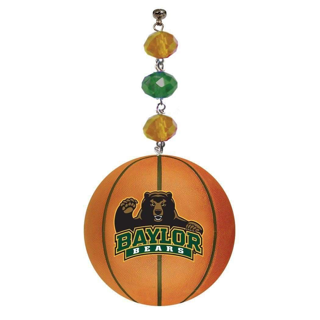 Baylor University - BASKETBALL (Set of 3) MAGNETIC ORNAMENT - MagTrim Magnetic Ornaments LLC