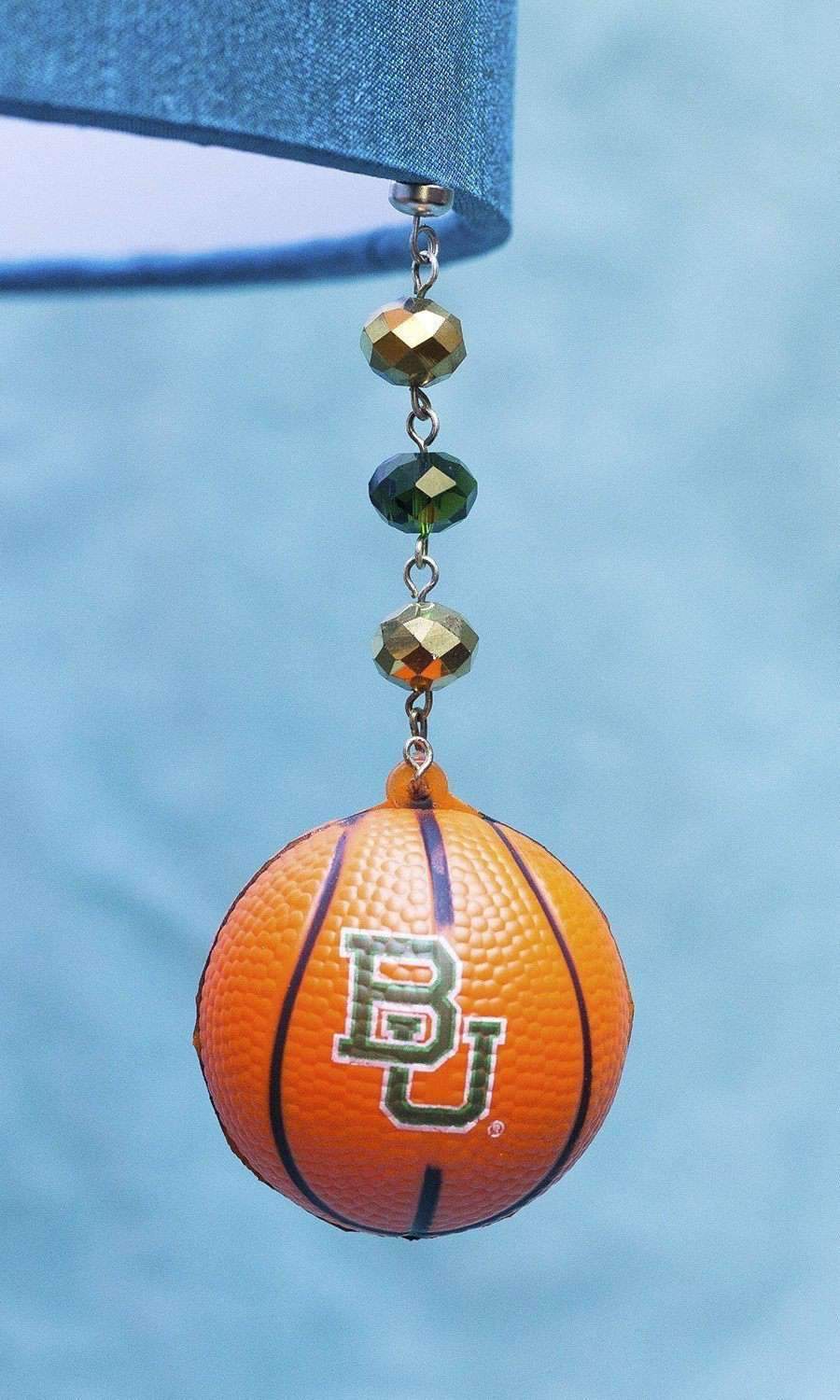 Baylor University - BASKETBALL (Set of 3) MAGNETIC ORNAMENT - MagTrim Magnetic Ornaments LLC
