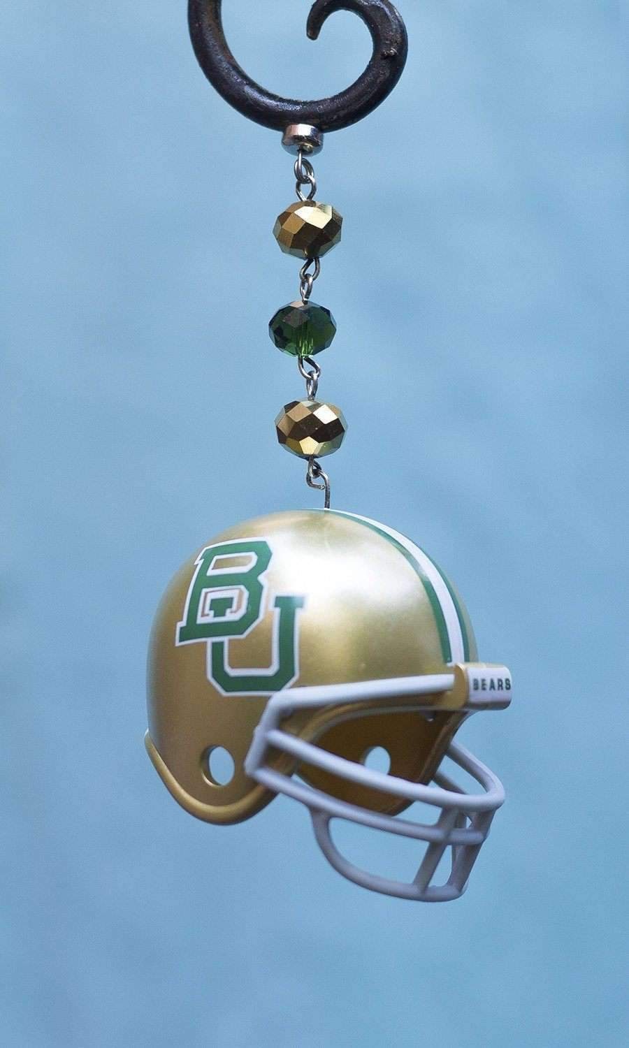 Baylor University - Helmet (set of 3) MAGNETIC ORNAMENT - MagTrim Designs LLC