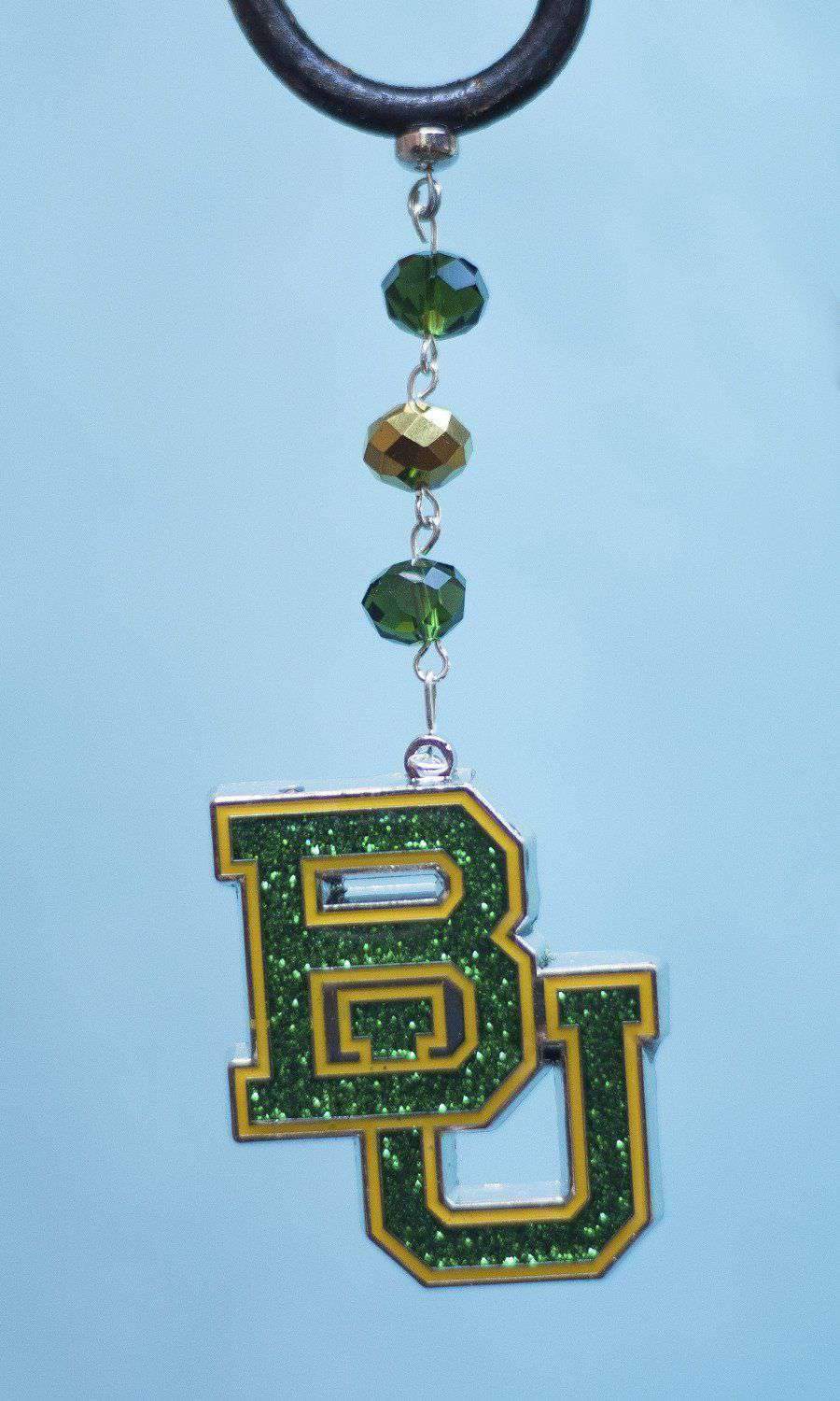 Baylor University - Logo Bling (set of 3) MAGNETIC ORNAMENT - MagTrim Designs LLC