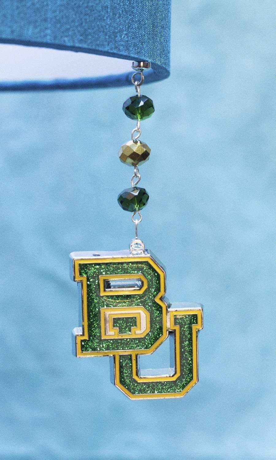 Baylor University - Logo Bling (set of 3) MAGNETIC ORNAMENT - MagTrim Designs LLC