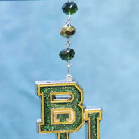 Baylor University - Logo Bling (set of 3) MAGNETIC ORNAMENT - MagTrim Designs LLC