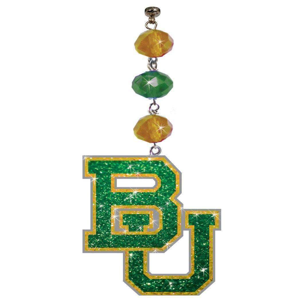 Baylor University - Logo Bling (set of 3) MAGNETIC ORNAMENT - MagTrim Designs LLC