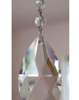 4" CLEAR CENTER CUT ALMOND Magnetic Chandelier Crystal (Box of 3)