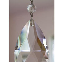 4" CLEAR CENTER CUT ALMOND Magnetic Chandelier Crystal (Box of 3)