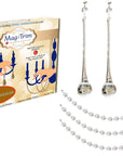 COMPLETE CHANDELIER MAKEOVER KIT - 6" Tear Drop - Magnetic Chandelier Crystals (6 Piece Kit)