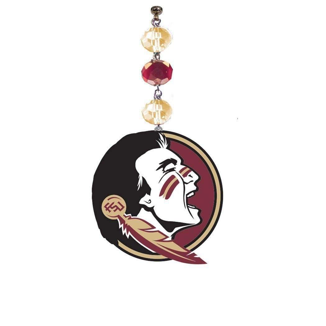 Florida State University -LOGO ACRYLIC (set of 3) MAGNETIC ORNAMENT - MagTrim Designs LLC