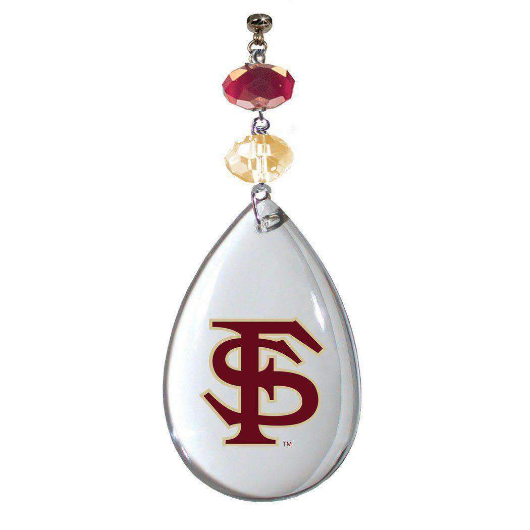 Florida State University - Logo Crystal - MAGNETIC ORNAMENT - MagTrim Designs LLC