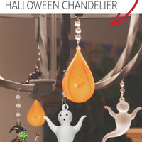 GHOST (Set/1) MAGNETIC HALLOWEEN ORNAMENT - Magnetic Chandelier Accessory TrimKit® - MagTrim Designs LLC