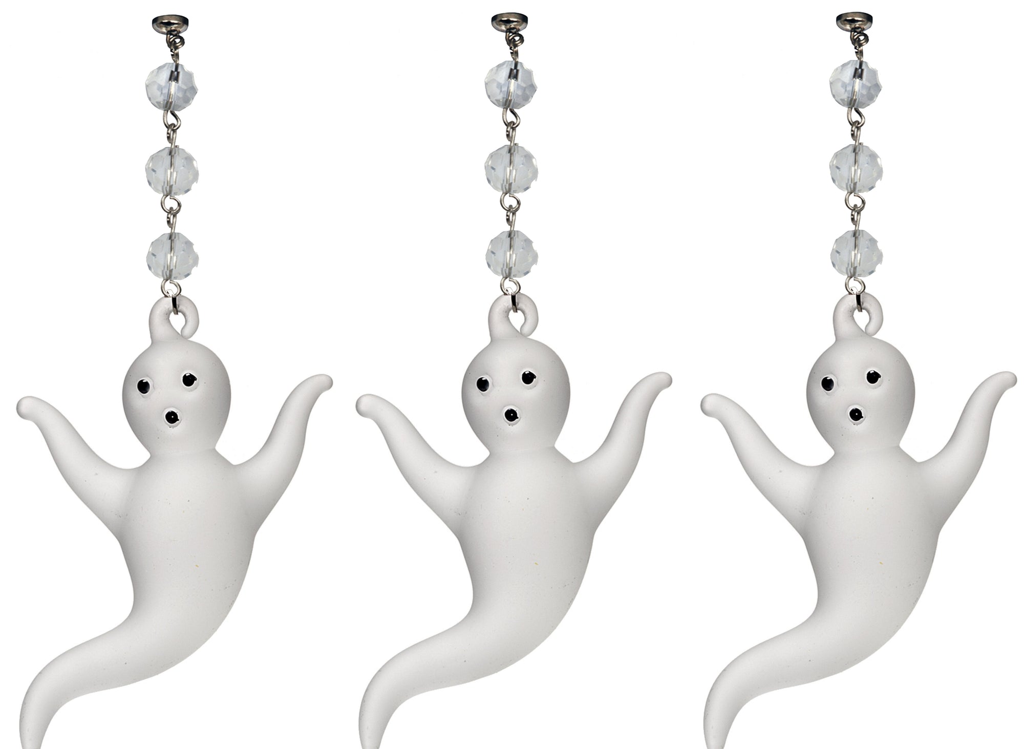 GHOST (Set/3) MAGNETIC HALLOWEEN ORNAMENT - Magnetic Chandelier Accessory TrimKit® - MagTrim Designs LLC