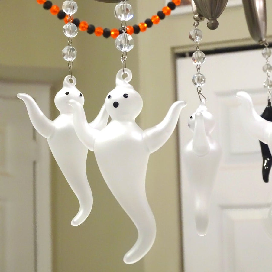 GHOST (Set/3) MAGNETIC HALLOWEEN ORNAMENT - Magnetic Chandelier Accessory TrimKit® - MagTrim Designs LLC