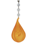 HALLOWEEN CHANDELIER MAKEOVER KIT - (3) Glass Pumpkin + (3) 12" Orange/Black Garland (Set/6) - MagTrim Designs LLC