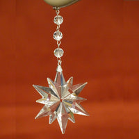 HOLIDAY CHANDELIER MAKEOVER KIT - (3) Crystal Star + (3) 12" Red Crystal Garland - MagTrim Designs LLC