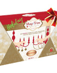 HOLIDAY CHANDELIER MAKEOVER KIT - (3) Red Gold Cross + (3) 12" Red/Gold Garland - MagTrim Designs LLC