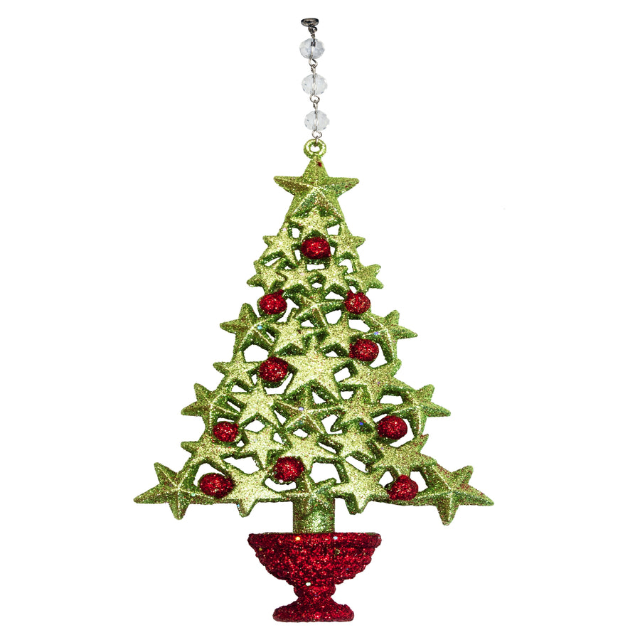 HOLIDAY CHANDELIER MAKEOVER KIT - (3) Red/Green Tree + (3) 12" Red/Green Garland - MagTrim Designs LLC