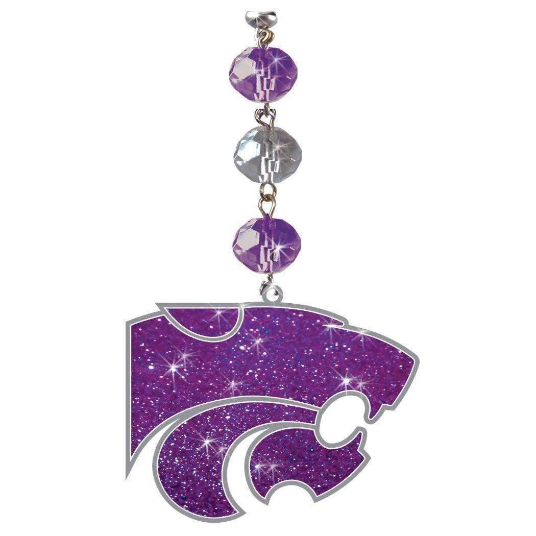 Kansas State University - BLING (set of 3) MAGNETIC ORNAMENT - MagTrim Designs LLC