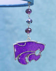 Kansas State University - BLING (set of 3) MAGNETIC ORNAMENT - MagTrim Designs LLC