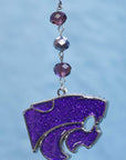 Kansas State University - BLING (set of 3) MAGNETIC ORNAMENT - MagTrim Designs LLC