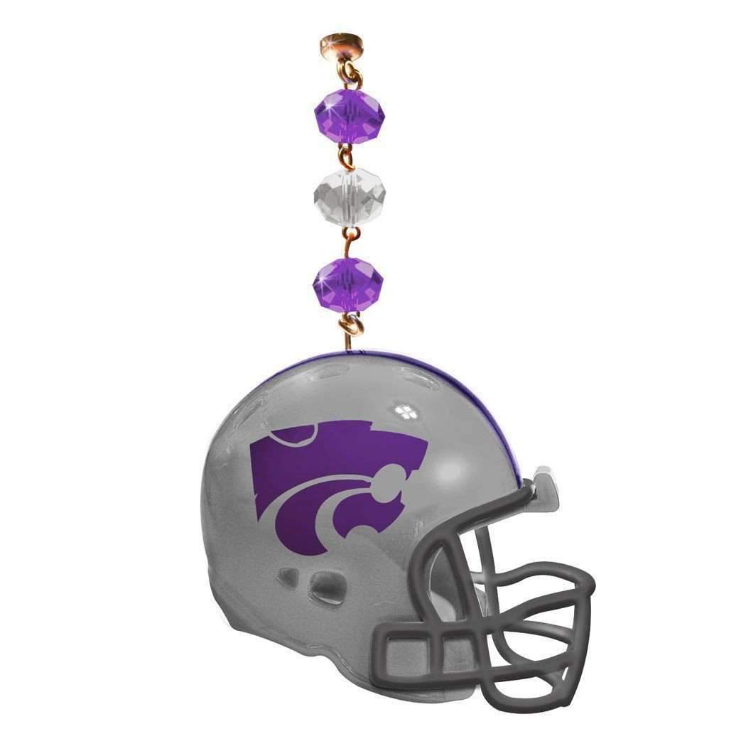 Kansas State University - Helmet (set of 3) MAGNETIC ORNAMENT - MagTrim Designs LLC