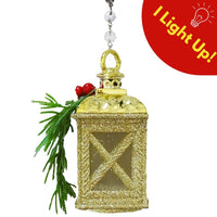 Light Up Holiday Lantern (Set/3) MAGNETIC CHANDELIER ORNAMENT - MagTrim Designs LLC