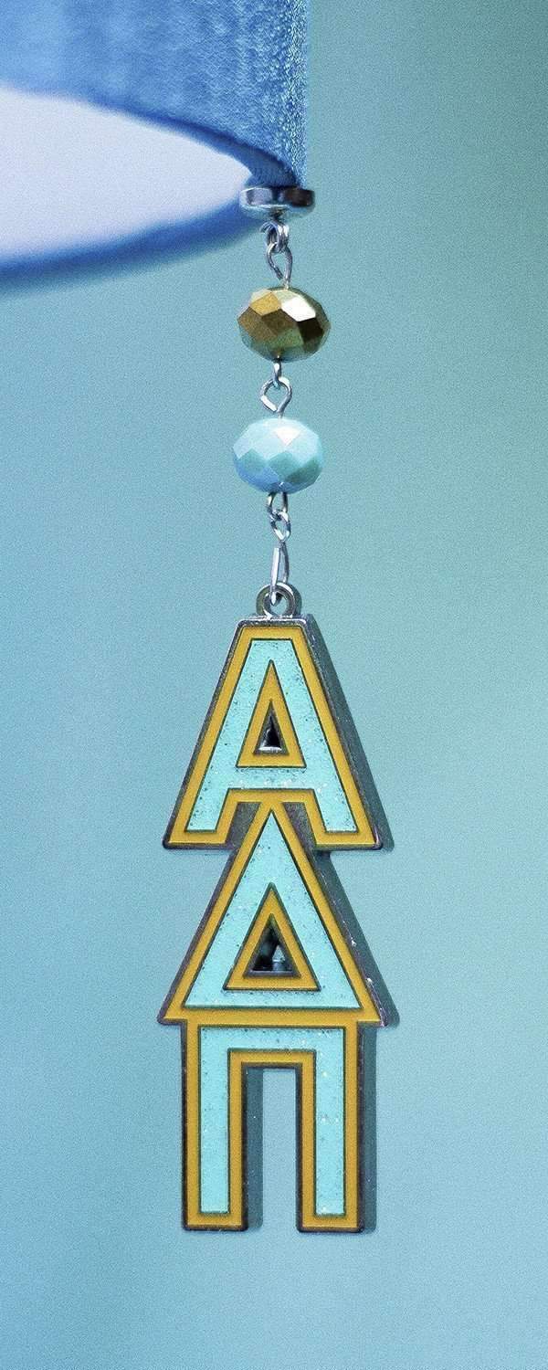 Logo Bling - Alpha Delta Pi (Set of 3) MAGNETIC ORNAMENT - MagTrim Designs LLC