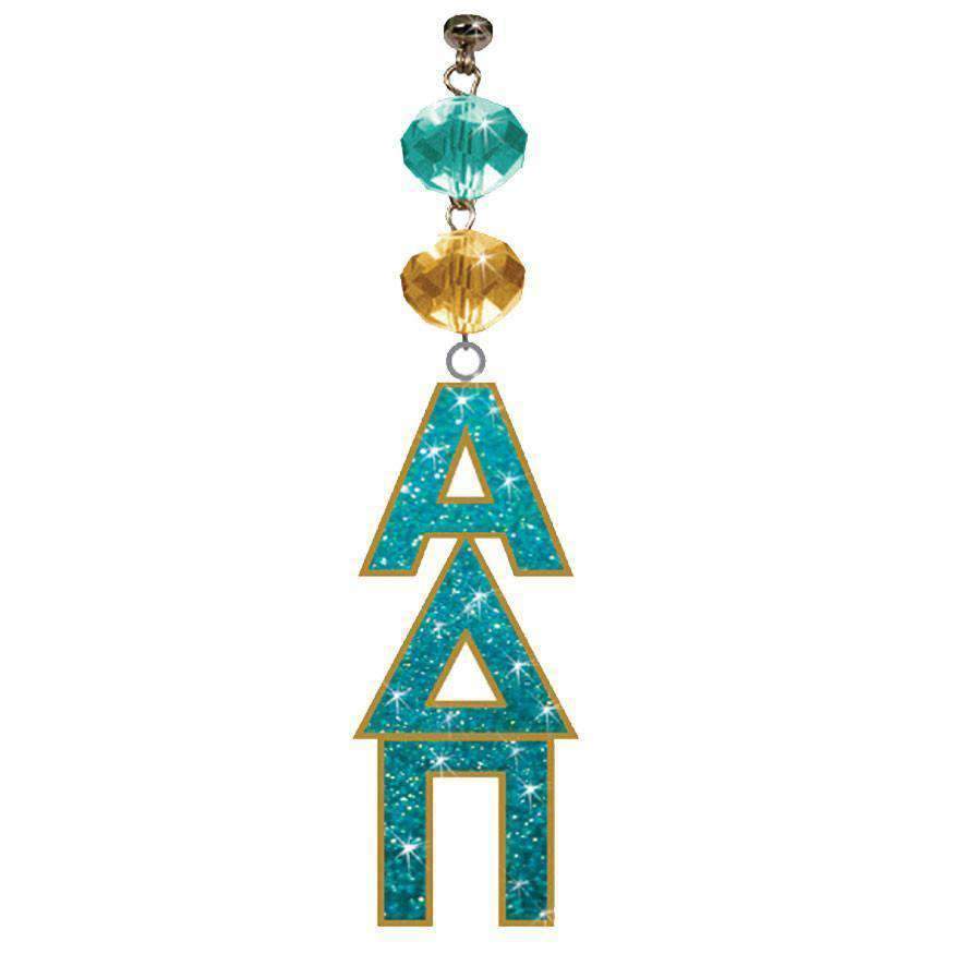 Logo Bling - Alpha Delta Pi (Set of 3) MAGNETIC ORNAMENT - MagTrim Designs LLC