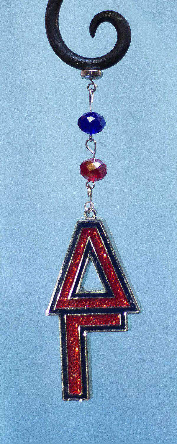 Logo Bling - Delta Gamma (Set of 3) MAGNETIC ORNAMENT - MagTrim Designs LLC