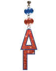 Logo Bling - Delta Gamma (Set of 3) MAGNETIC ORNAMENT - MagTrim Designs LLC