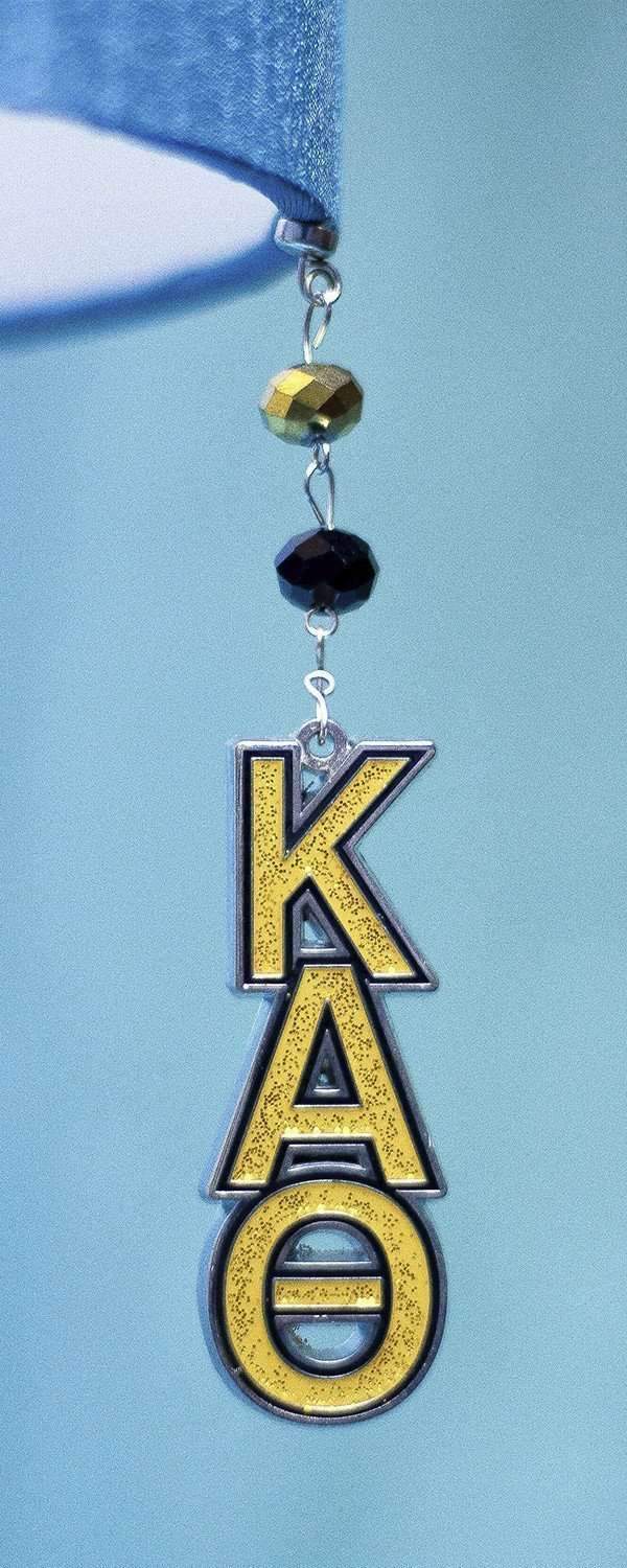 Logo Bling - Kappa Alpha Theta (Set of 3) MAGNETIC ORNAMENT - MagTrim Designs LLC