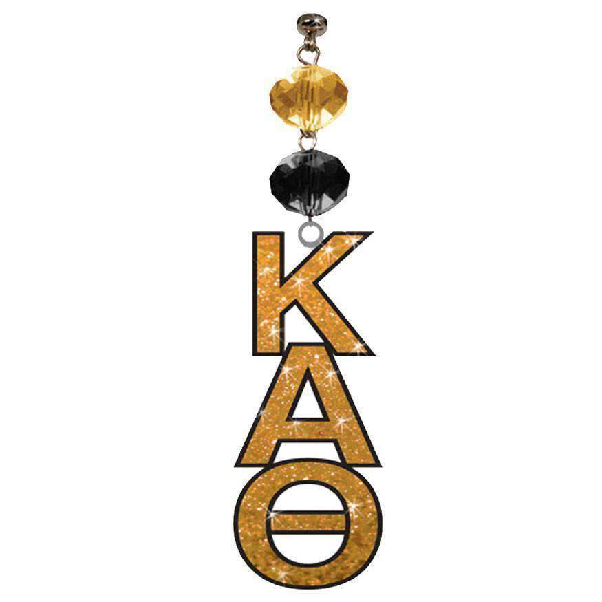 Logo Bling - Kappa Alpha Theta (Set of 3) MAGNETIC ORNAMENT - MagTrim Designs LLC