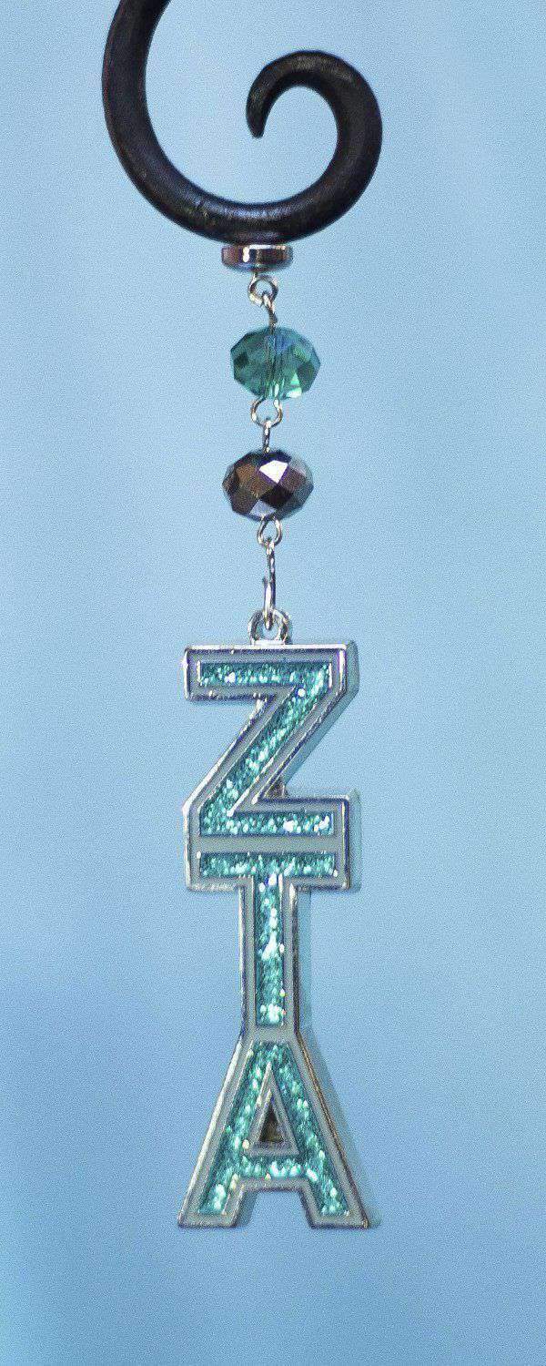 Logo Bling - Zeta Tau Alpha - Magnetic Ornament (Set of 3) - MagTrim Designs LLC