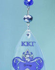 Logo Crystal - Crest - Kappa Kappa Gamma (Set of 3) MAGNETIC ORNAMENT - MagTrim Designs LLC