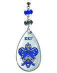 Logo Crystal - Crest - Kappa Kappa Gamma (Set of 3) MAGNETIC ORNAMENT - MagTrim Designs LLC