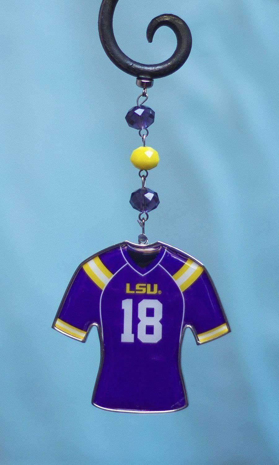 Louisiana State University - Jersey - MAGNETIC ORNAMENT (SET/3) - MagTrim Designs LLC