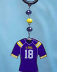 Louisiana State University - Jersey - MAGNETIC ORNAMENT (SET/3) - MagTrim Designs LLC