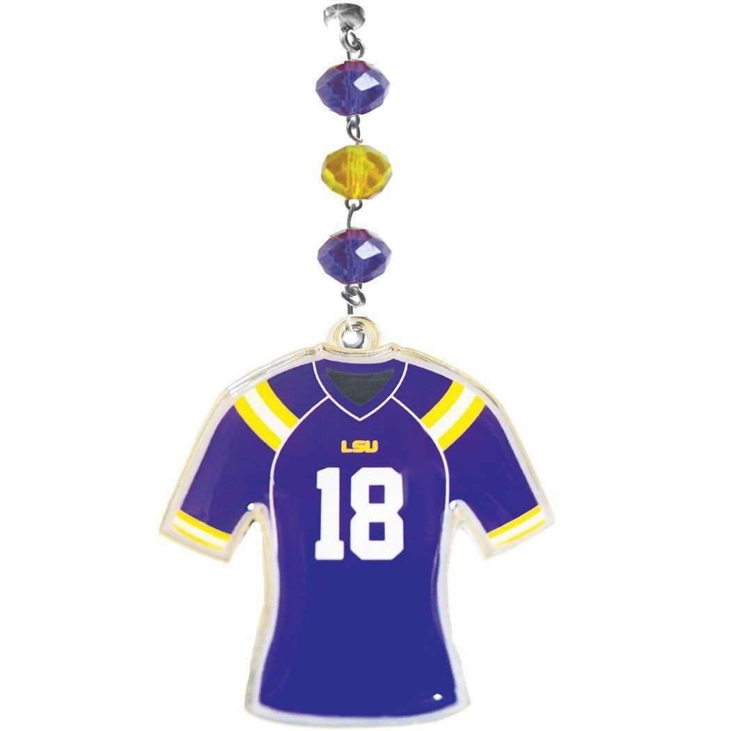 Louisiana State University - Jersey - MAGNETIC ORNAMENT (SET/3) - MagTrim Designs LLC